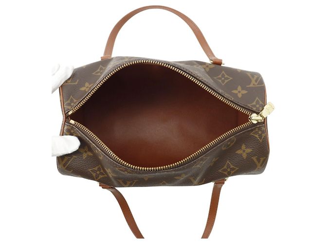 Borsa Louis Vuitton Monogram Papillon 26 Marrone - vista 5