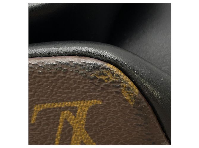 Zaino Louis Vuitton Monogram Macassar Dean Nero Blu Monogramma - vista 7