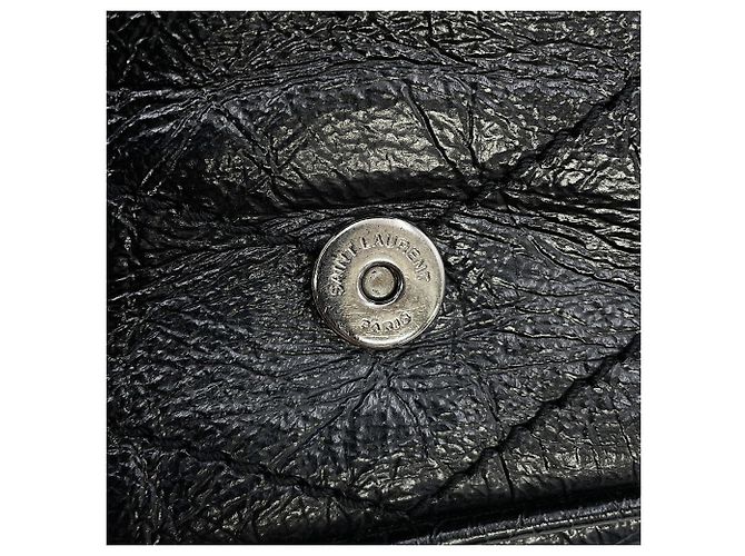 Borsa a tracolla con catena Yves Saint Laurent Paris Nero - vista 9