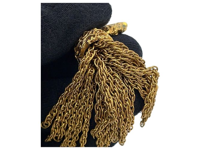Timeless Orecchini a clip dorati Chanel D'oro - vista 5