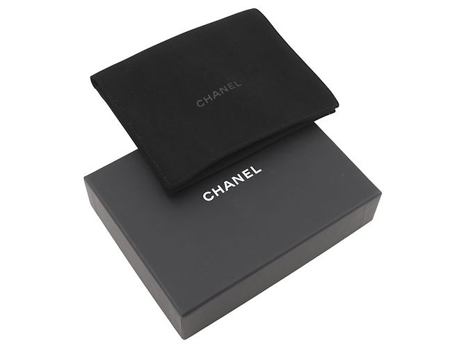 Monedero de piel de cordero amarillo Chanel - vista 13