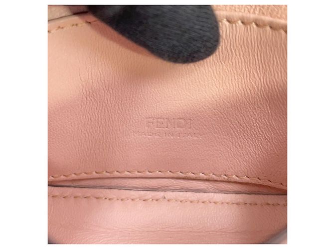 Borsa Fendi Nano Baguette Charm Rosa - vista 15
