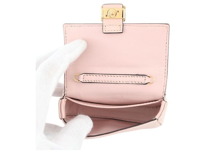 Borsa Fendi Nano Baguette Charm Rosa - vista 6
