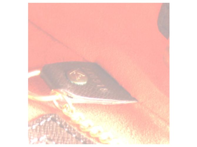 Borsa a Spalla Louis Vuitton Mare Nero Bianco Rosso Damier ebene - vista 10