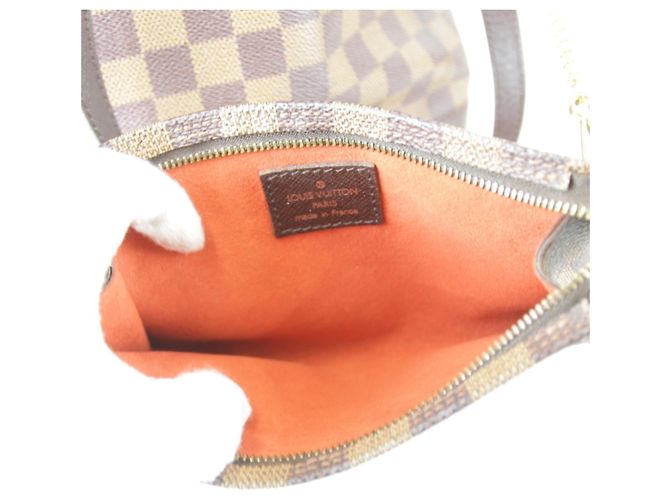 Borsa a Spalla Louis Vuitton Mare Nero Bianco Rosso Damier ebene - vista 13