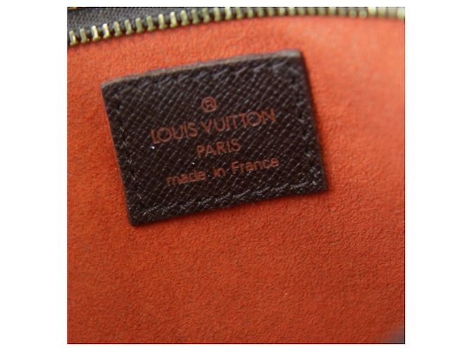 Borsa a Spalla Louis Vuitton Mare Nero Bianco Rosso Damier ebene - vista 14
