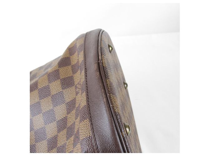 Borsa a Spalla Louis Vuitton Mare Nero Bianco Rosso Damier ebene - vista 4
