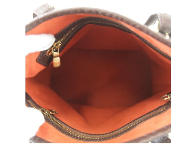 Borsa a Spalla Louis Vuitton Mare Nero Bianco Rosso Damier ebene - vista 8