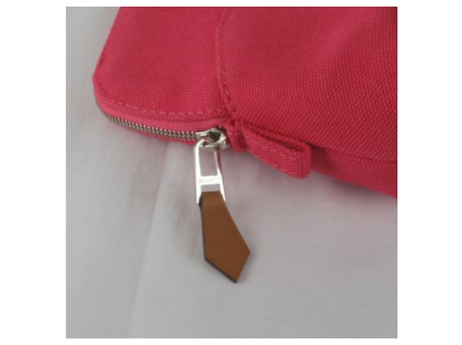 Hermès HERMES Bolide Mini Pouch Nero Rosa - vista 12