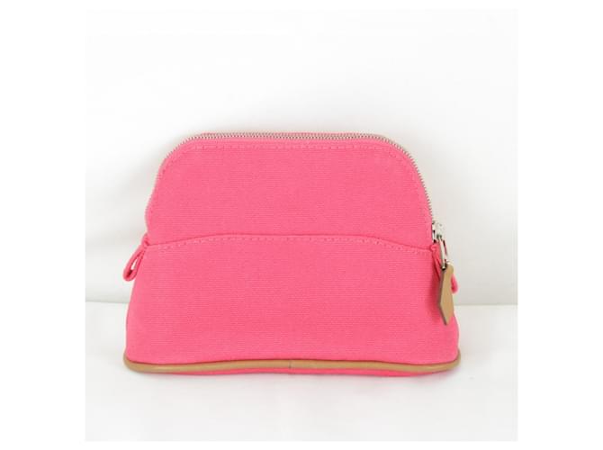 Hermès HERMES Bolide Mini Pouch Nero Rosa - vista 2