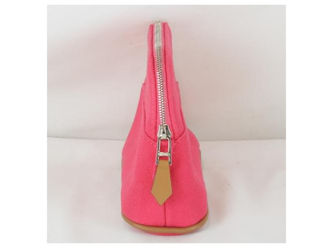 Hermès HERMES Bolide Mini Pouch Nero Rosa - vista 3