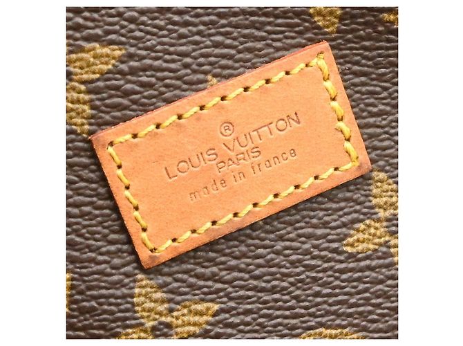 Borsa Louis Vuitton Saumur in Tela Monogram 35 Marrone - vista 5
