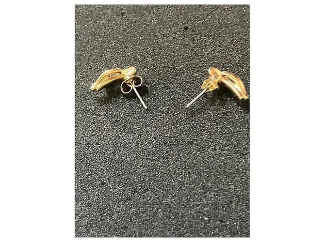 Autre Marque Orecchini a lobo dorati con zirconi D'oro - vista 5