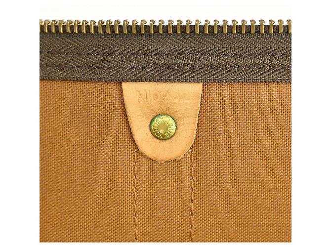 Borsa Louis Vuitton Keepall Monogram Canvas 60 Marrone - vista 5