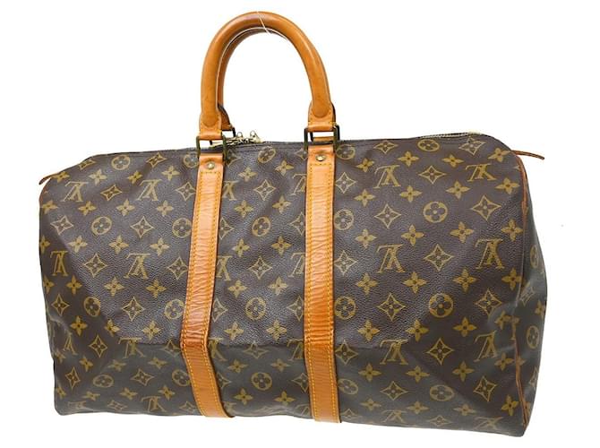 Louis Vuitton Keepall Monogram Canvas 45 Marrone - vista 2