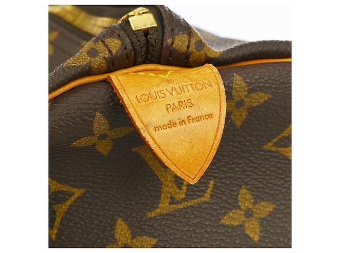 Borsa Keepall Louis Vuitton Monogram Canvas 60 Marrone - vista 4