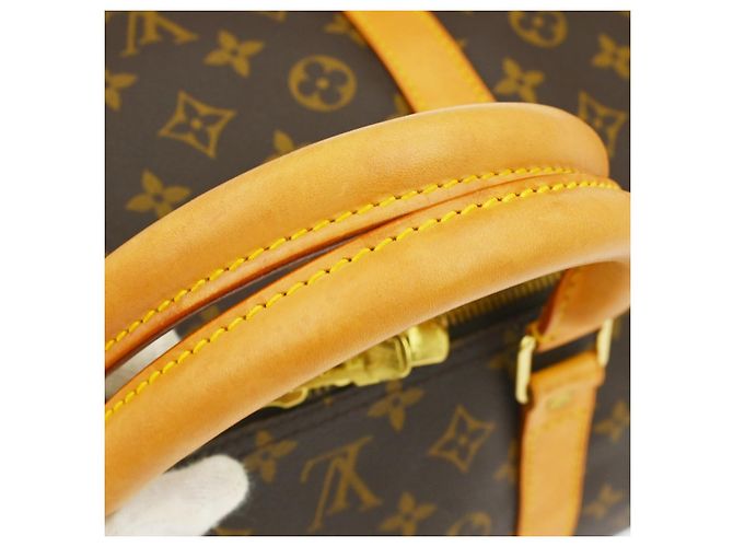 Borsa Keepall Louis Vuitton Monogram Canvas 60 Marrone - vista 6