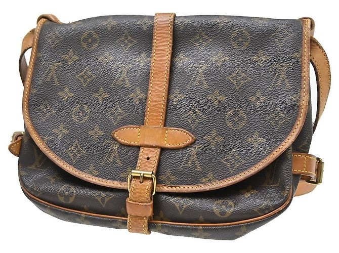 Louis Vuitton Saumur Monogram Canvas 30 Marrone - vista 2