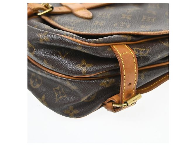 Louis Vuitton Saumur Monogram Canvas 30 Marrone - vista 7