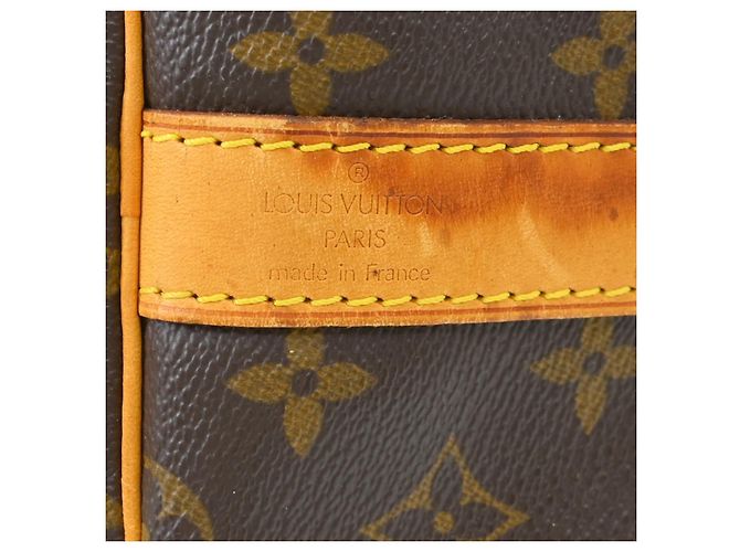 Louis Vuitton Keepall Bandouliere Monogram Canvas 55 Marrone - vista 4
