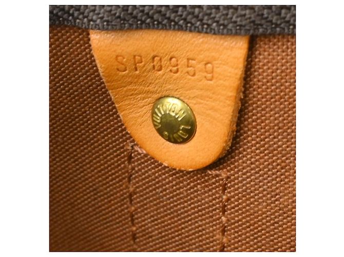 Louis Vuitton Keepall Bandouliere Monogram Canvas 55 Marrone - vista 5