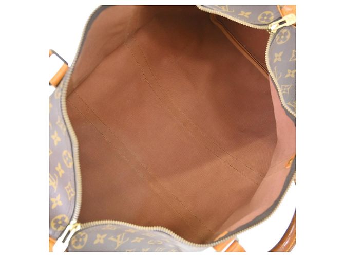Louis Vuitton Keepall Monogram Canvas 50 Marrone - vista 3