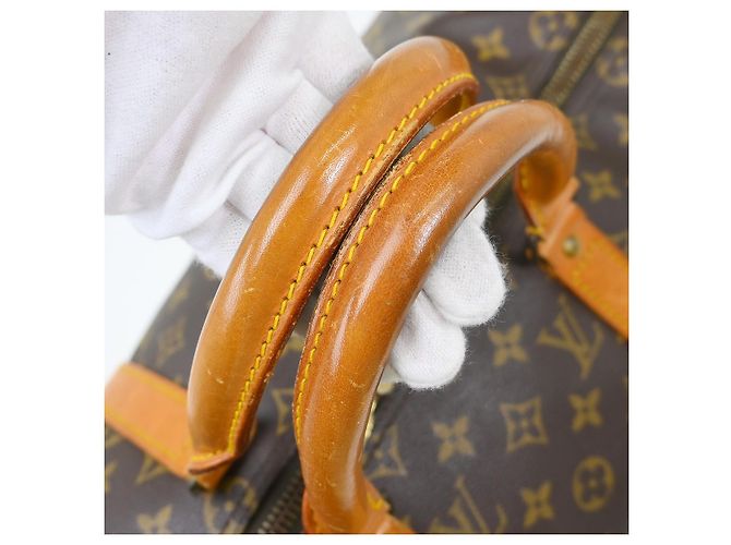 Louis Vuitton Keepall Monogram Canvas 50 Marrone - vista 7