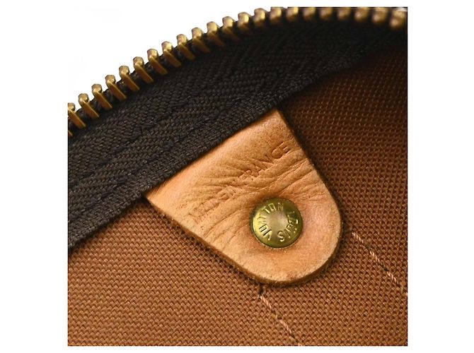 Borsa Louis Vuitton Keepall Monogram Canvas 55 Marrone - vista 6