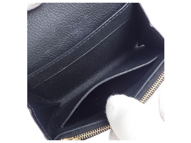 Monedero Monogram Empreinte Louis Vuitton Negro - vista 6