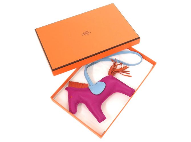 Hermès Charm per borsa Rodeo MM Hermes Rosa - vista 2