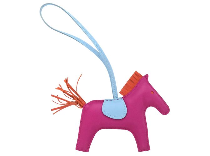 Hermès Charm per borsa Rodeo MM Hermes Rosa - vista 3