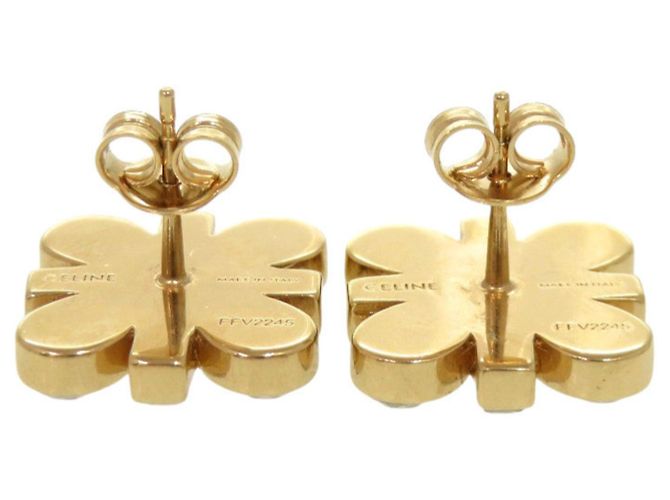 Céline Celine Triomphe Stone Gold Ohrringe Golden - Ansicht 2