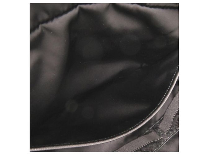Prada Triangle Logo Nylon Pouch Black - view 6