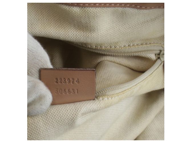 Borsa Gucci Diamante Sukey Nero Beige Giallo - vista 13