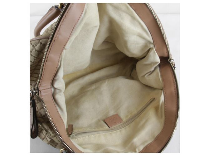 Borsa Gucci Diamante Sukey Nero Beige Giallo - vista 9