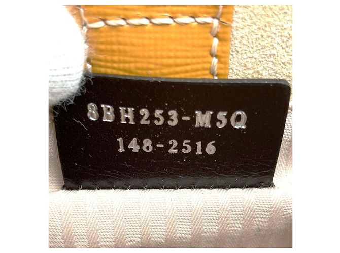 Borsa Fendi 8BH253 M5Q Petite 2Jours Giallo - vista 10