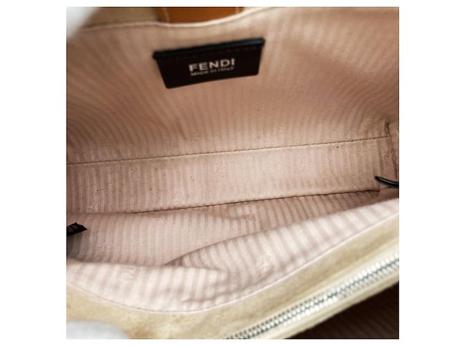 Borsa Fendi 8BH253 M5Q Petite 2Jours Giallo - vista 6