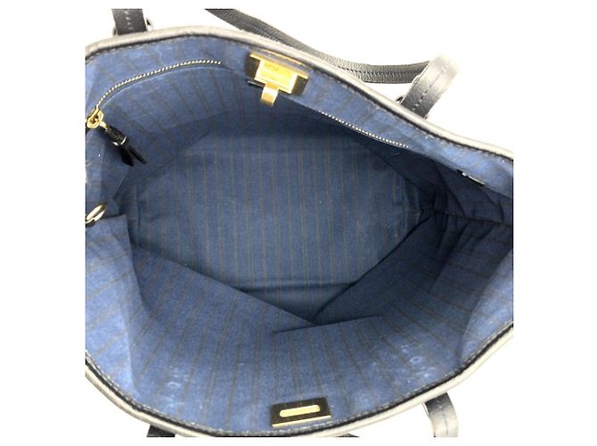 Borsa Tote Louis Vuitton Citadine PM Infini Nero Monogramma - vista 7