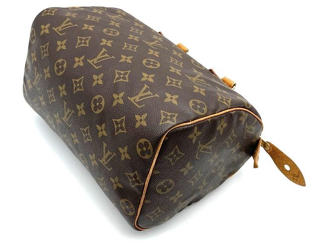 Louis Vuitton M41528 Speedy 25 Boston Bag Marrone Monogramma - vista 2