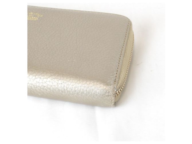GUCCI Bamboo Tassel Long Wallet Weiß Golden - Ansicht 4