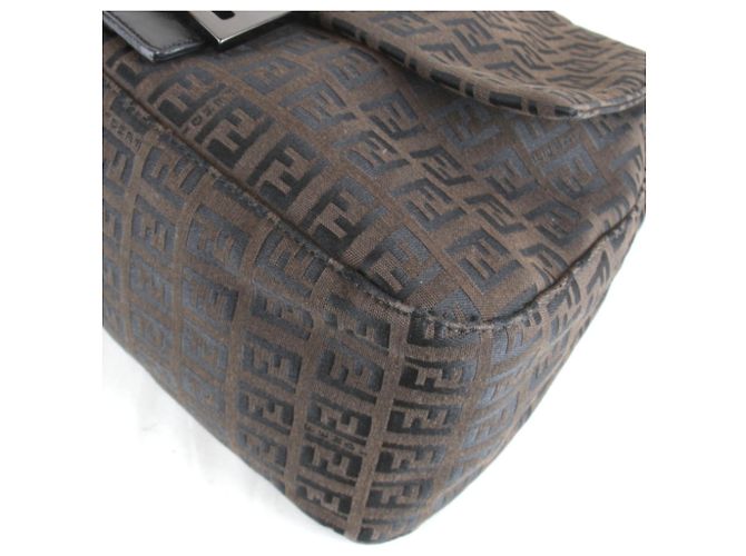 Borsa a tracolla a secchiello Fendi Zucchino Mamma - vista 5
