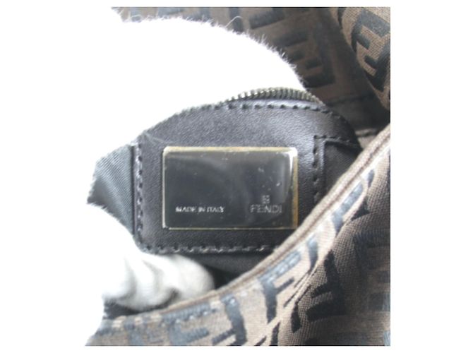 Borsa a tracolla a secchiello Fendi Zucchino Mamma - vista 7