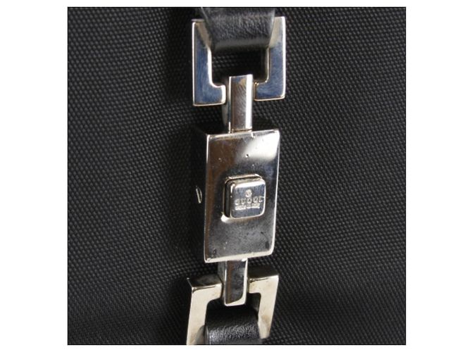 Borsa Gucci Jackie 002 Nero Bianco - vista 6