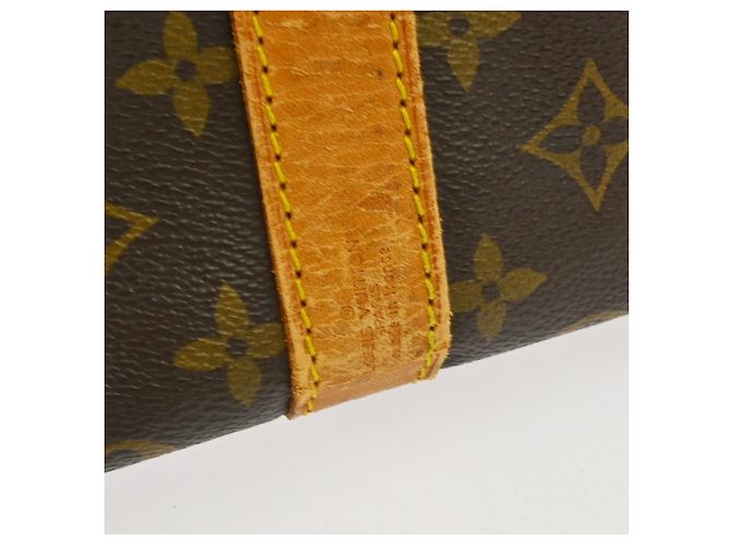 Louis Vuitton Keepall Bandouliere Monogram Canvas 60 Marrone - vista 4