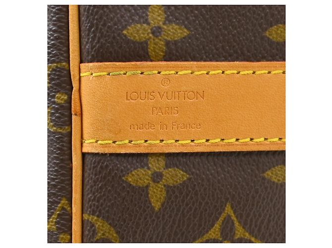 Louis Vuitton Keepall Bandouliere Monogram Canvas 55 Marrone - vista 4