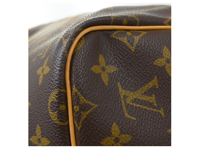 Louis Vuitton Keepall Bandouliere Monogram Canvas 55 Marrone - vista 7