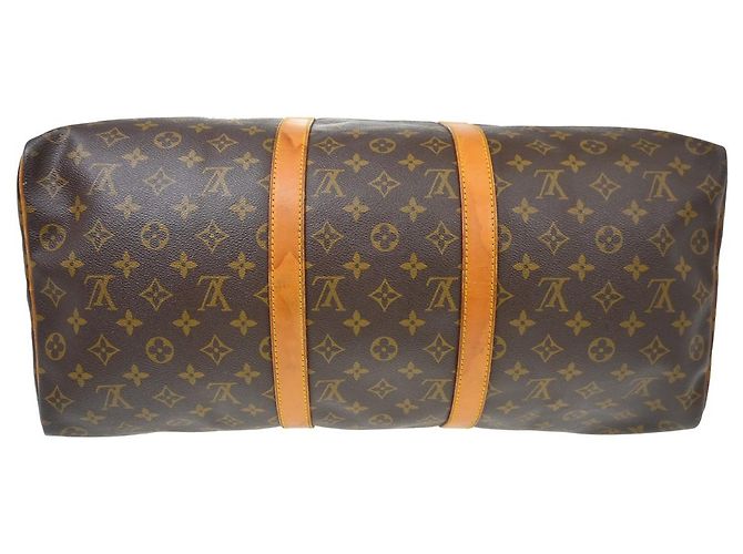 Louis Vuitton Keepall Monogram Canvas 50 Marrone - vista 7