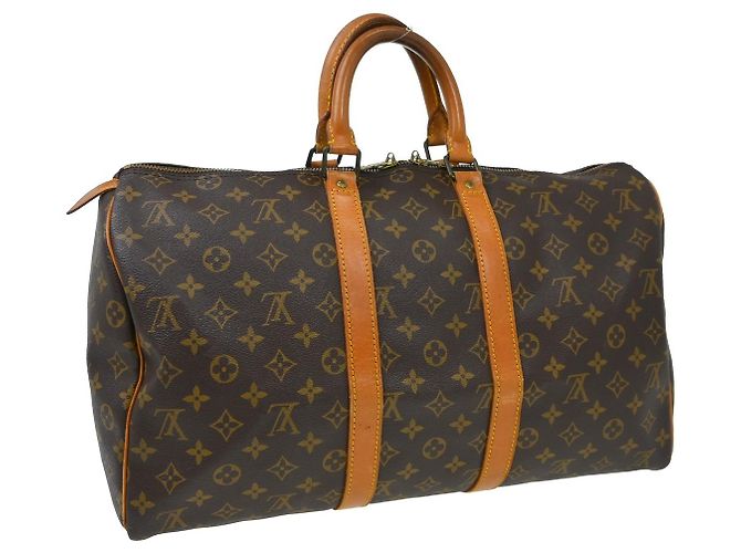 Louis Vuitton Keepall Monogram Canvas 45 Marrone - vista 2