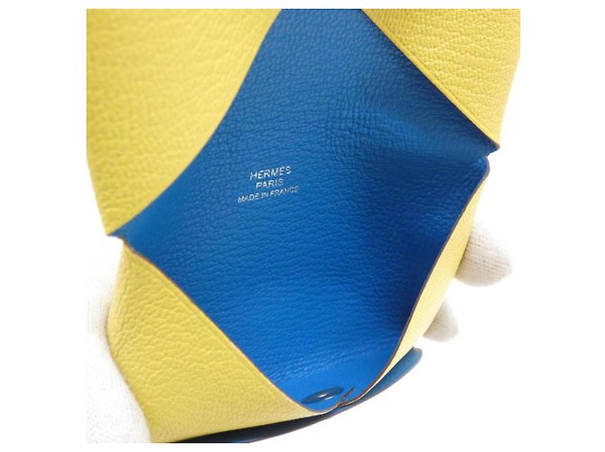 Tarjetero Hermès Calvi Verso Azul - vista 5