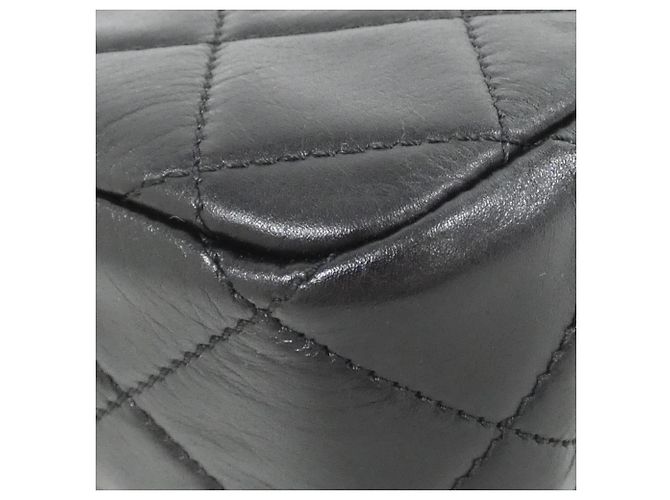 Borsa a tracolla Chanel AS2210 in pelle di vitello nera Nero - vista 3